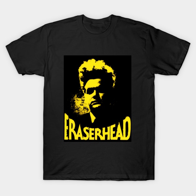 eraserhead 70s movie yellow design T-Shirt by hot_issue